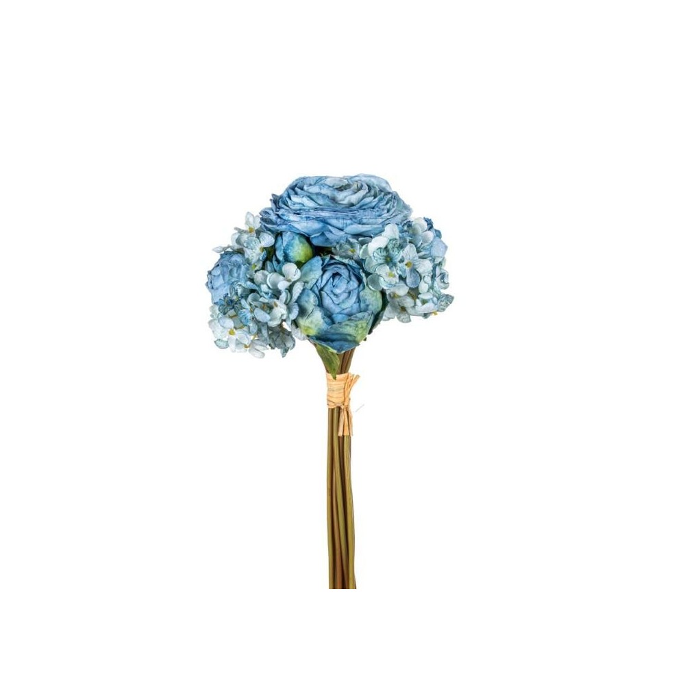 BOUQUET MISTO CRANUNCOLI BLU